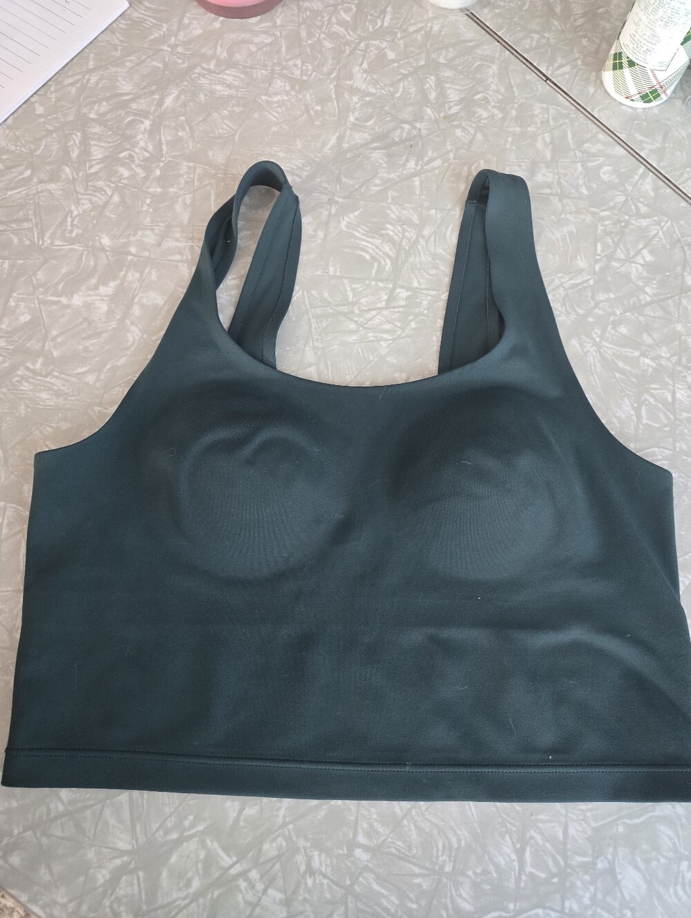 VS PINK Size Medium Wireless Green Comfort Stretch Athleisure Bralette! NWOT